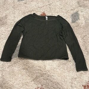 Lululemon see through long sleeve top